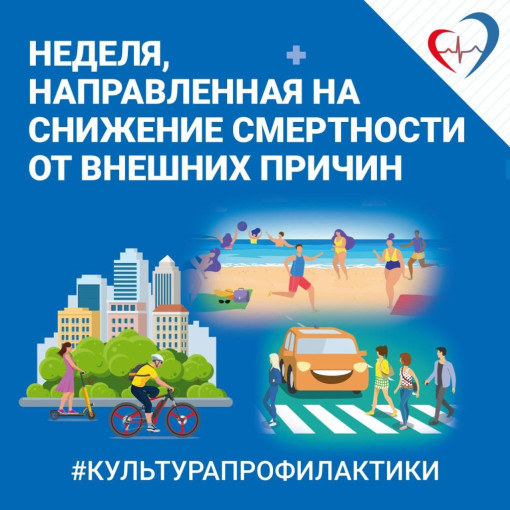 Неделя, направленная на снижение смертности от внешних причин Неделя, направленная на снижение смертности от внешних причин.